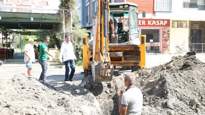 Başkan Arslan, Altınkum'da çalışmaları denetledi