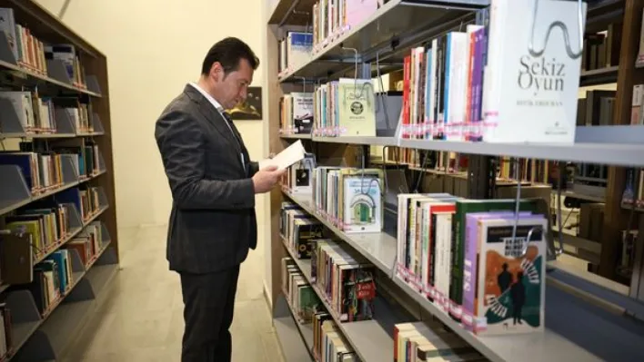 Başkan Balcıoğlu'ndan Öğrencilere Kütüphane Ziyareti ve Başarı Dileği