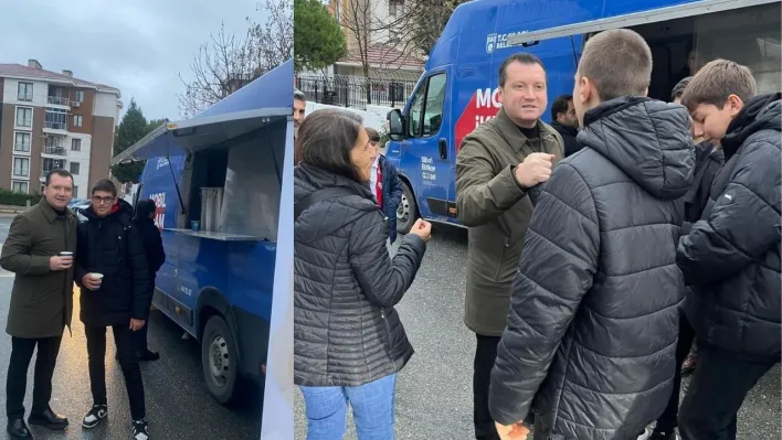 Başkan Balcıoğlu, Öğrencilerle Çorba Dağıtımında Bir Araya Geldi