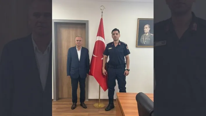 Başkan Barlas'tan Jandarma Komutanı'na Hayırlı Olsun Ziyareti