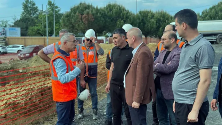 Başkan Barlas ve Yazıcı, Otogar Kavşağı Projesi'ni Yerinde İnceledi