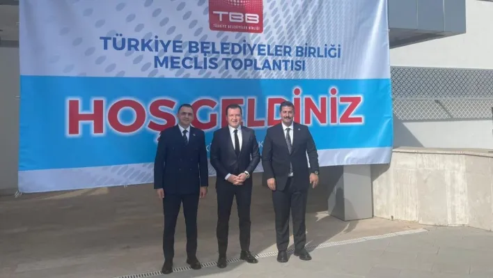 Başkan Bora Balcıoğlu, Türkiye Belediyeler Birliği Meclis Toplantısına Katıldı