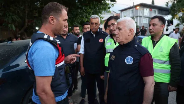 Başkan Bozbey'den yangın bölgesine ziyaret