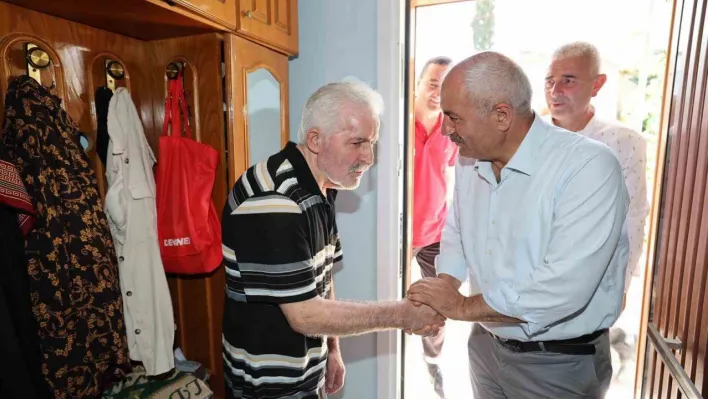 Başkan Büyükgöz'den Kıbrıs gazisine vefa ziyareti