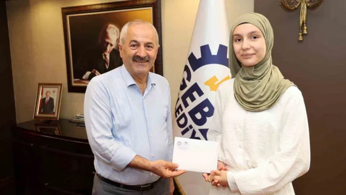 Başkan Büyükgöz, LGS birincilerini ağırladı