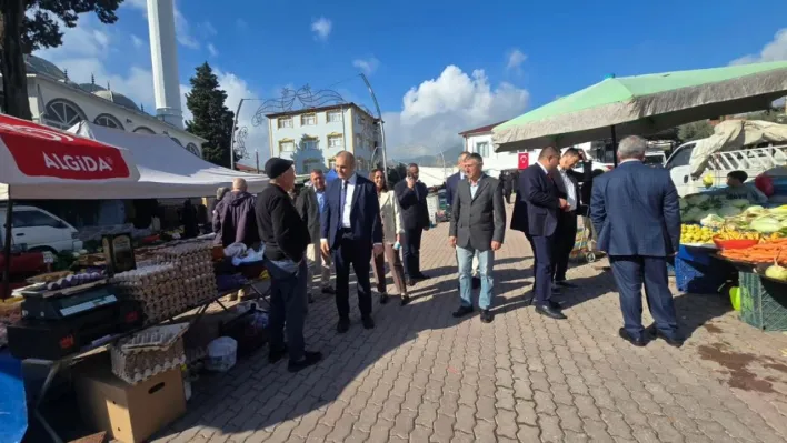 Başkan Dilsiz'den esnafla Cumhuriyet Bayramı buluşması