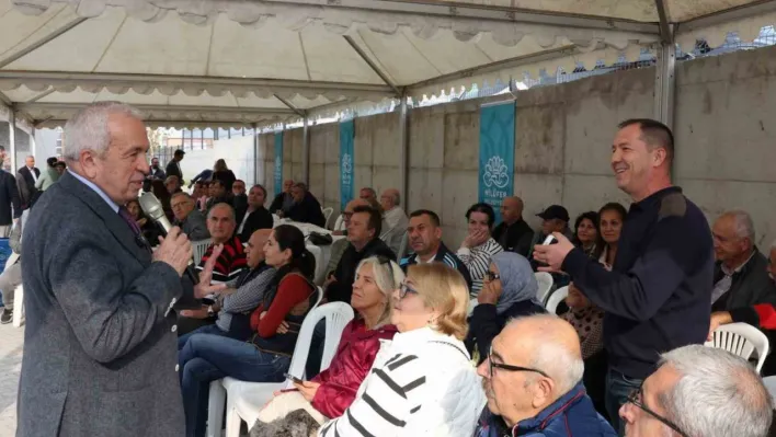 Başkan Şadi Özdemir, vatandaşların sorun ve taleplerini mahallesinde dinledi