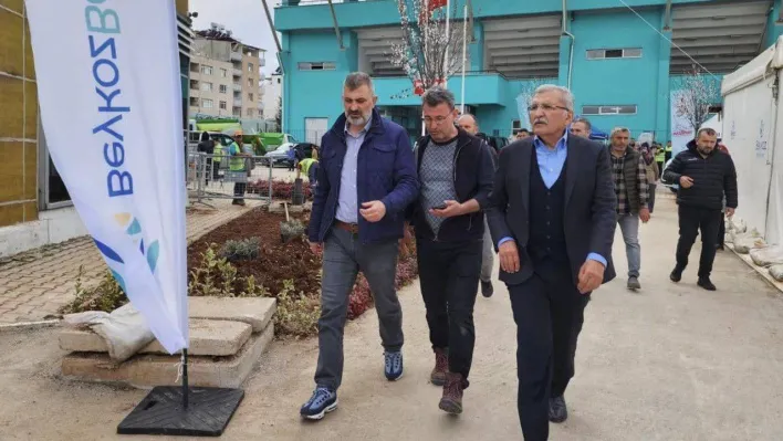 Başkan Sezer, Hatay'da çalışmaları yakından takip ediyor