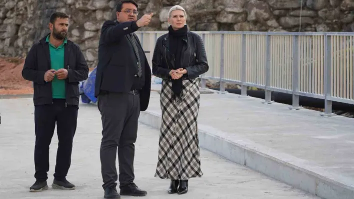 Başkan Subaşı Hamsu Köprüsündeki çalışmaları yerinde inceledi