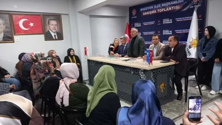 Başkan Yıldırım Bozüyük'te teşkilatla bir araya geldi