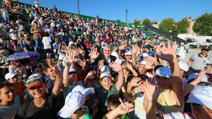 Başkan Yüce: 'Açık hava sahnemiz şenlikler, konserler, tiyatro gösterileriyle dolup taşacak'