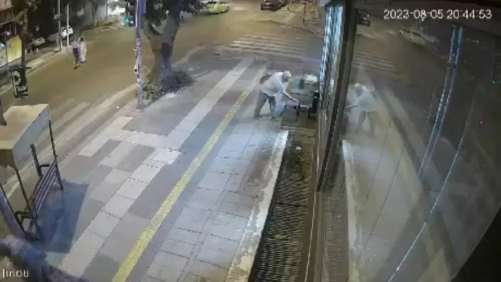 Başkent'te bir garip hırsızlık olayı: Dükkanın önündeki tabureyi çaldı