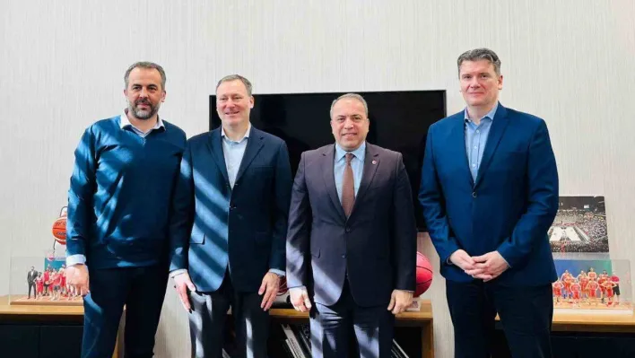 Basketbol Şampiyonlar Ligi yöneticilerinden TBF'ye ziyaret