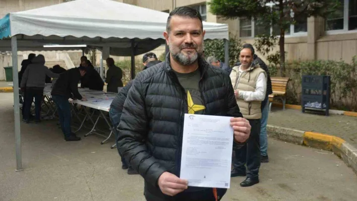 Başvurusunu yaptı, 4 saat sonra Kocaeli'nin ilk EYT emeklisi oldu