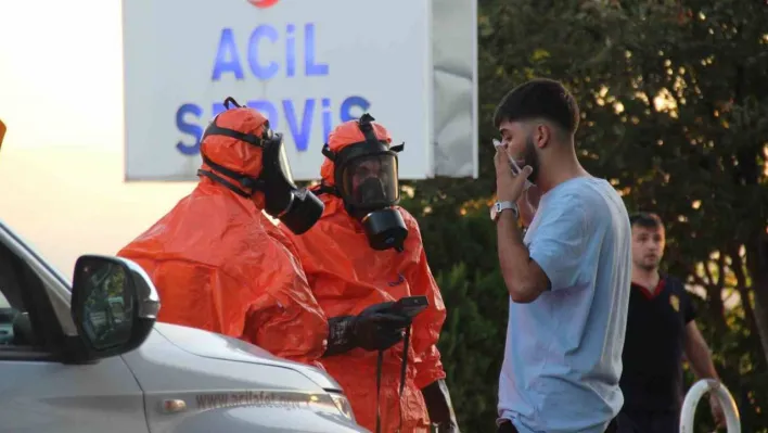 Baygın bulunan şahıs hastaneyi karantinaya aldırdı