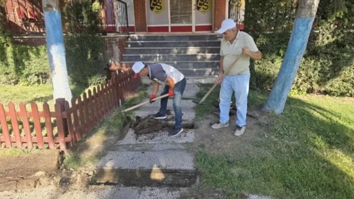 Bayırköy'de bakım ve onarım çalışmaları sürüyor