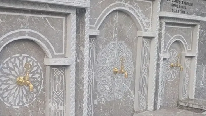 Bayırköy'ün tarihi çeşmeleri yenilendi