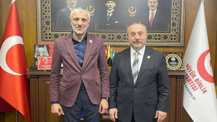 BBP İl Başkanı Çağlayan'ı ziyaret ettiler