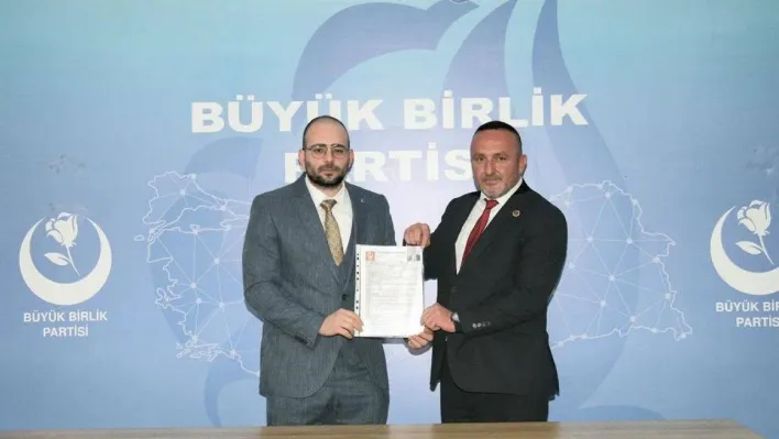 BBP Kartepe İlçe Başkan Yardımcısı istifa edip milletvekili aday adayı oldu