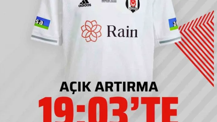 Beşiktaş, formaları depremzedeler için açık arttırmaya koyacak