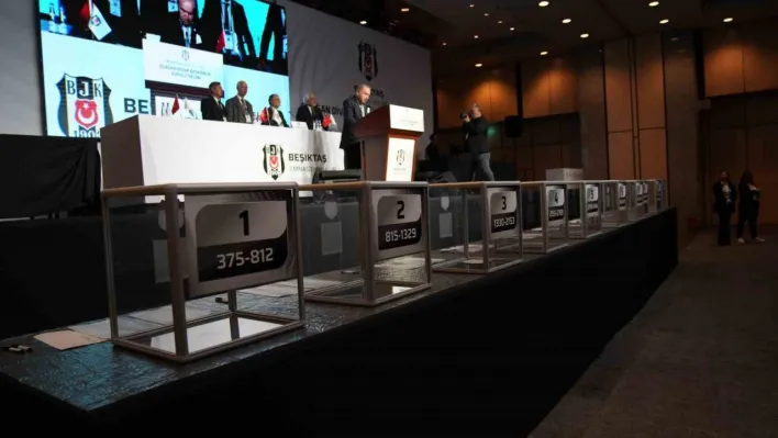 Beşiktaş'ta olağan divan kurulu başkanlık seçimi başladı