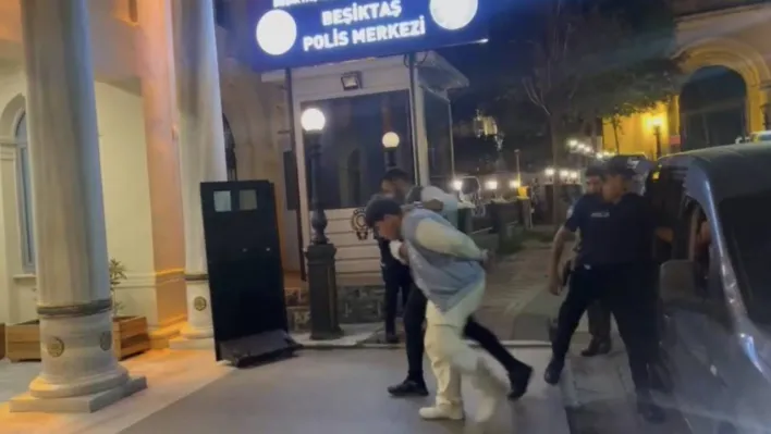 Beşiktaş'ta üniformalı polisin burnunu kıran saldırgan tutuklandı