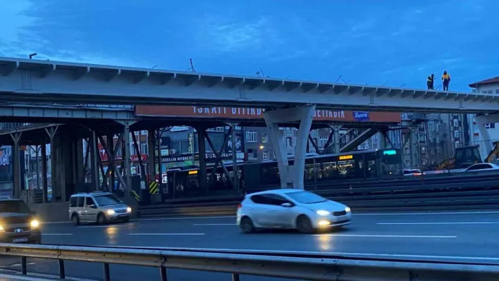 Beşyol metrobüs durağı yenileme çalışması mart ortasına kadar devam edecek