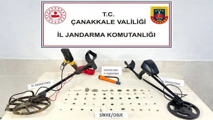 Biga'da tarihi eser kaçakçılığı operasyonu