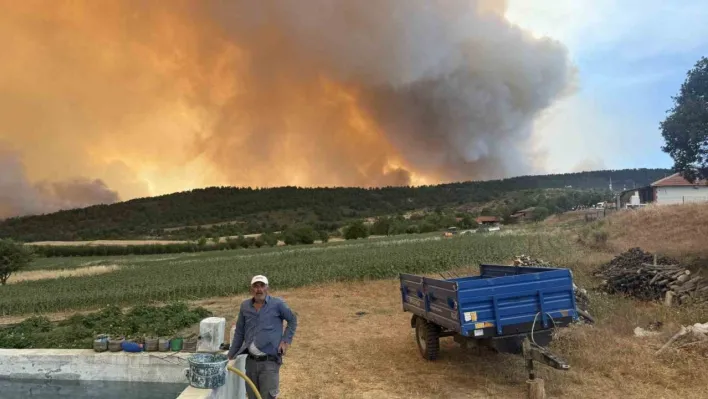 Bilecik'e sıçrayan orman yangını nedeniyle 7 köy yeri boşaltıldı