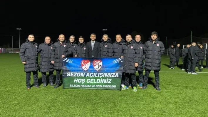 Bilecik futbol hakemleri sezonu Gölpazarı'nda başlattı