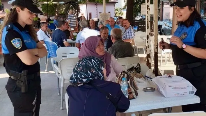 Bilecik polisinden vatandaşı bilgilendirme çalışmaları