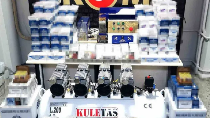 Bilecik'te 43 bin 340 adet dolu makaron, 45 kilo kıyılmış tütün ele geçirildi