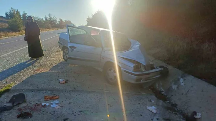 Bilecik'te çift taraflı trafik kazası: 2 yaralı