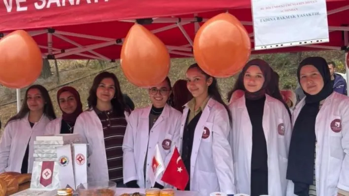 Bilecik'te gıda teknolojisi öğrencileri festivale damga vurdu
