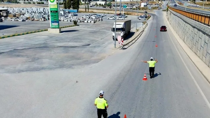 Bilecik'te hava destekli trafik denetiminde 11 sürücüye ceza