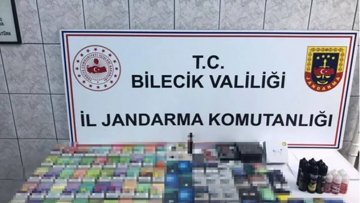 Bilecik'te sigara ve elektronik eşya kaçakçılığı operasyonu