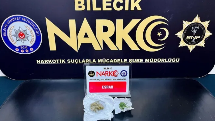 Bilecik'te uyuşturucu operasyonu: 2 şüpheli yakalandı