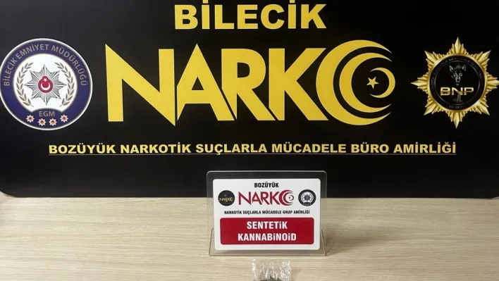 Bilecik'te uyuşturucu operasyonu: 1 şüpheli yakalandı