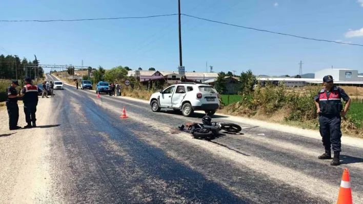 Bilecik'te yaşanan trafik kazasında 1 kişi yaralandı