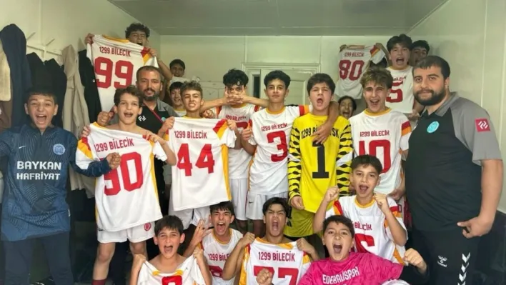 Bilecik U14 Gençler Ligi'nde derbinin kazanını 1299 Bilecik Futbol Kulübü oldu