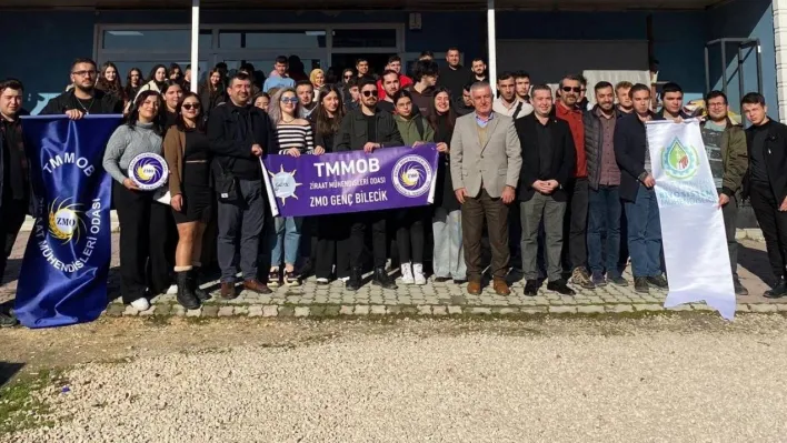 Bilecik Üyesi Şeyh Edebali Üniversitesi Ziraat Mühendisliği Fakültesi öğrencileri sahaya indi