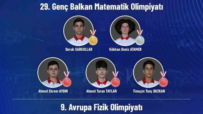 Bilim olimpiyatlarında madalya yağmuru: Türk öğrencilerden büyük başarı