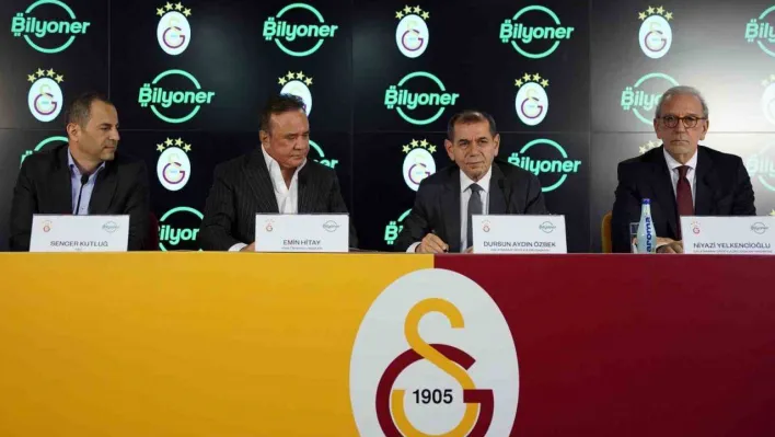 Bilyoner, Galatasaray Futbol A Takımı'nın forma sol kol sponsoru oldu