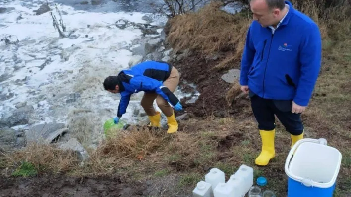 Bolu'da dereyi kirleten 3 tesise 790 bin lira idari para cezası