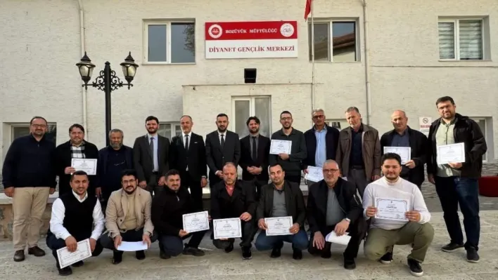 Bozüyük'te 'Vaaz Becerilerini Geliştirme Hizmet İçi Eğitim Kursu' düzenlendi