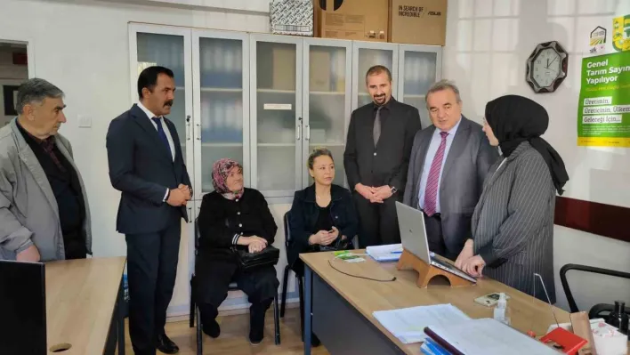 Bozüyük'te 2025 Genel Tarım Sayım kayıtları