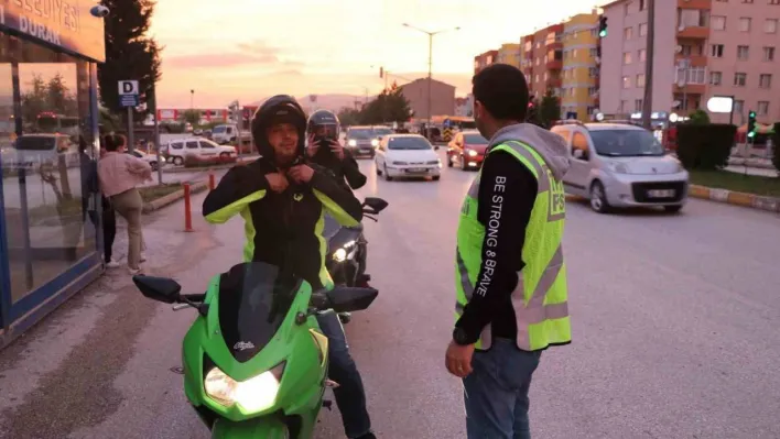 Bozüyük'te motosiklet denetimleri hız kazandı