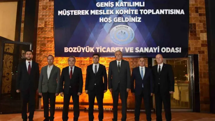 Bozüyük'te Müşterek Meslek Komite Toplantısı yapıldı