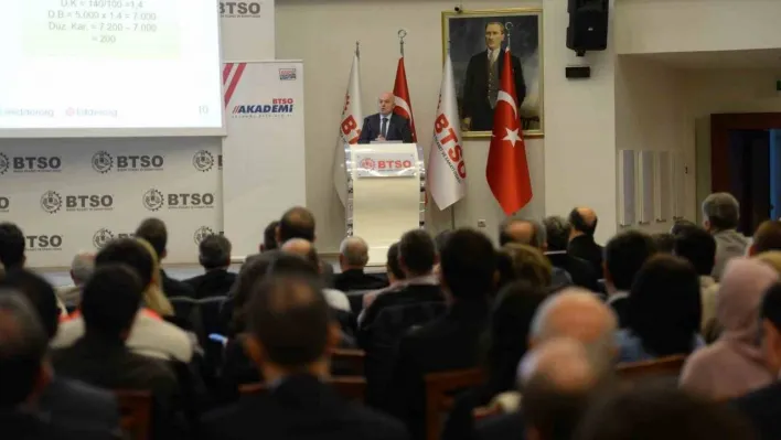 BTSO Akademi'de 'Enflasyon Muhasebesi' eğitimine büyük ilgi