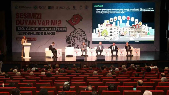 Bu panelde deprem gerçeği konuşuldu